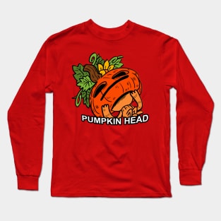 PUMPKIN HEAD Long Sleeve T-Shirt